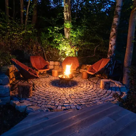 Dağ evi Alva Rhoen Panorama - Auszeit Mit Kamin *